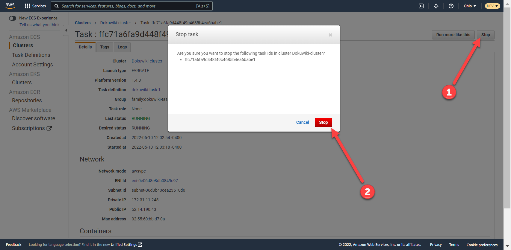 Deploying Your First Container on Amazon Elastic Container Service (ECS) - Part 1 of 2 11
