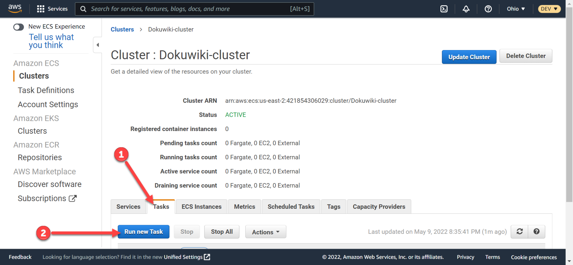 Deploying Your First Container on Amazon Elastic Container Service (ECS) - Part 1 of 2 5 AWSExhibit5