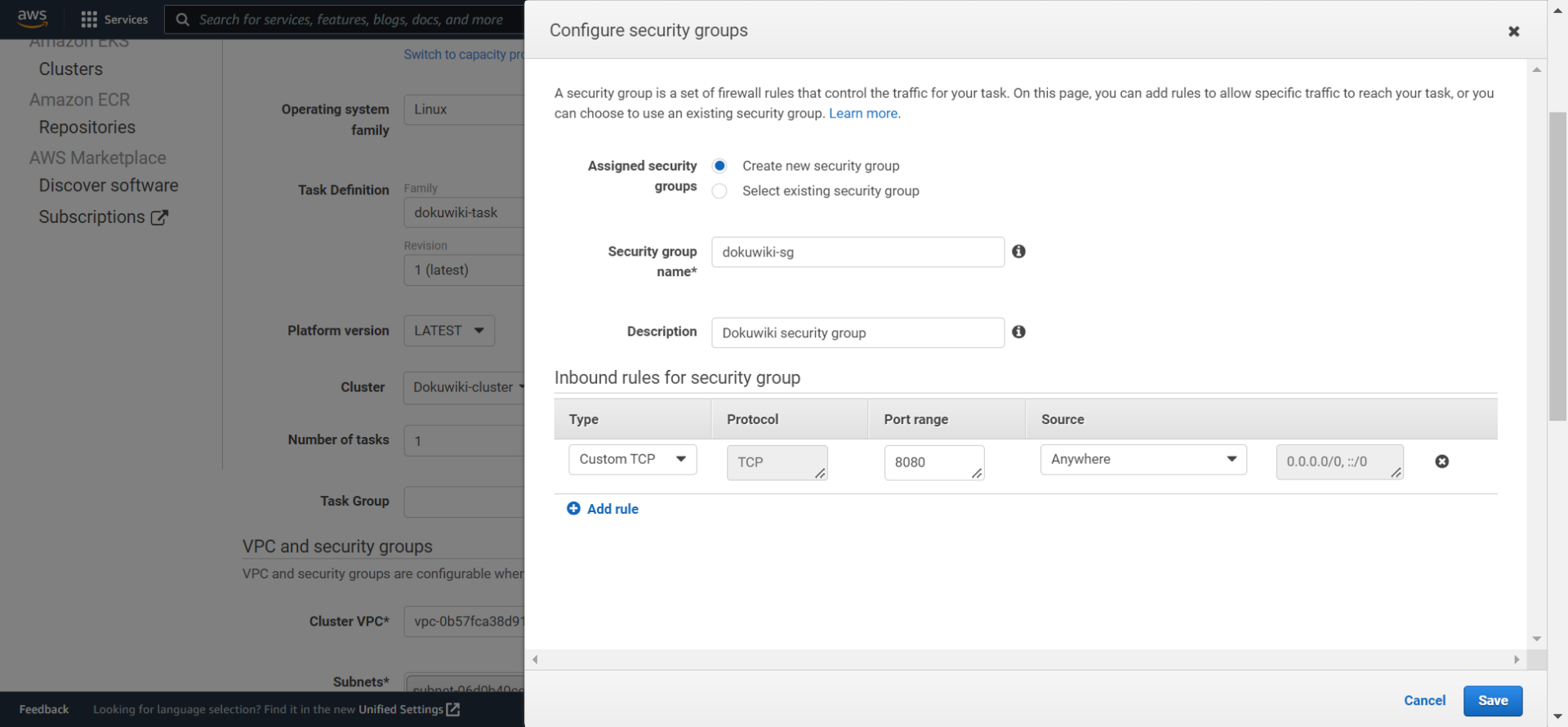 Deploying Your First Container on Amazon Elastic Container Service (ECS) - Part 1 of 2 6 AWSExhibit6