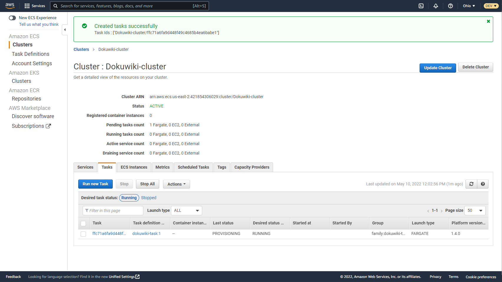 Deploying Your First Container on Amazon Elastic Container Service (ECS) - Part 1 of 2 7
